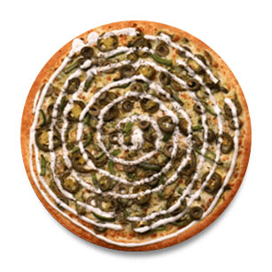 Arabic Green Pizza